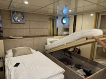 Croatia Bike and Boat Melody yacht below deck twin cabin