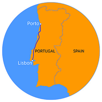 Portugal: Along the Atlantic Coast Bike Tour - Porto to Lisbon