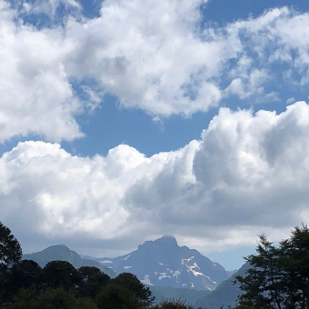 Lake and Volcano District from the Chile Bike Tour