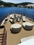 Croatia Bike and Boat Melody yacht sun deck